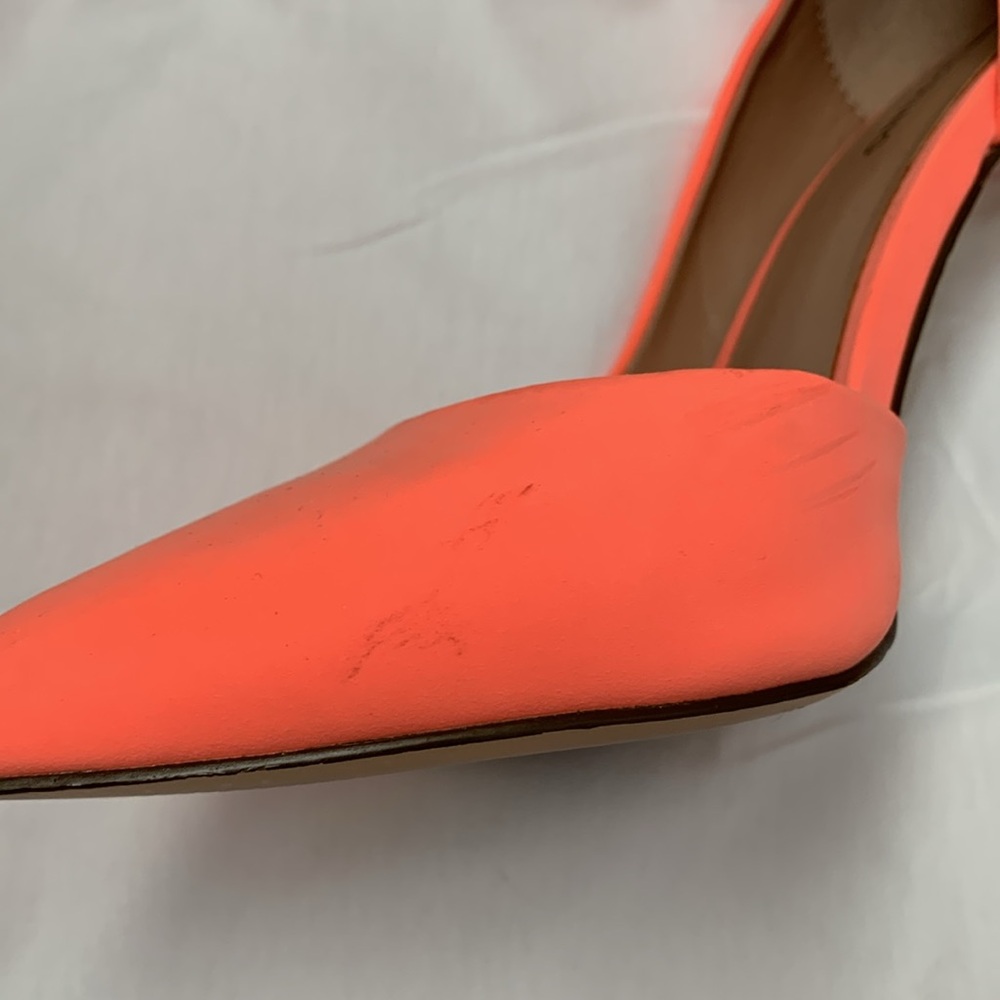 Ladies stiletto in coral size 7.5 - Picture 5 of 7